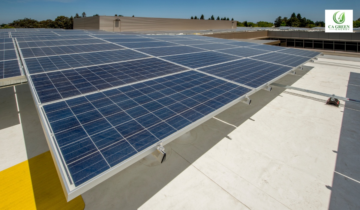 Solar power California rooftop installation