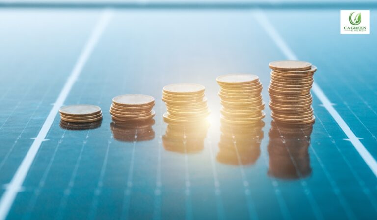 Solar power cost savings in California