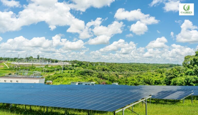 Solar power system in California