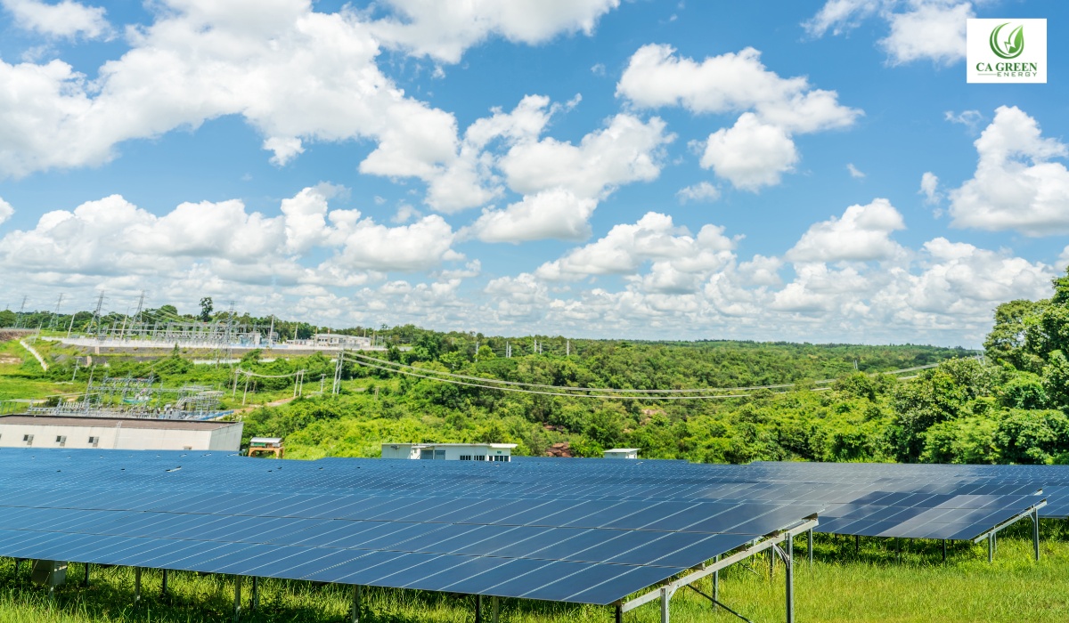Solar power system in California
